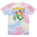 RIPNDIP Cloud Sixty Nine T Shirt - Peach/Lavender Wash