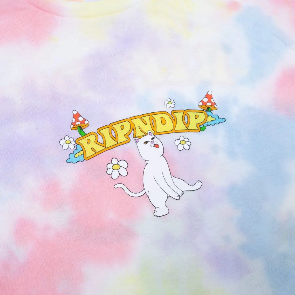 RIPNDIP Cloud Sixty Nine T Shirt - Peach/Lavender Wash
