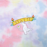 RIPNDIP Cloud Sixty Nine T Shirt - Peach/Lavender Wash