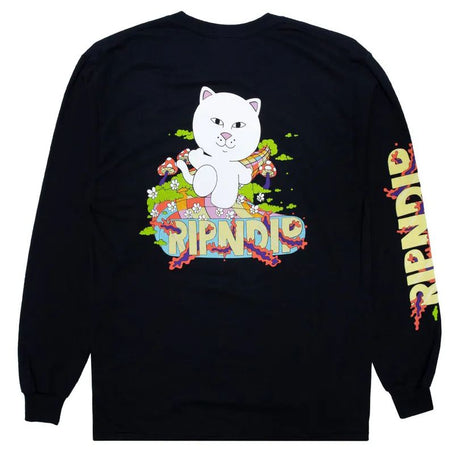 RIPNDIP Day Tripper Long Sleeve T Shirt - Black