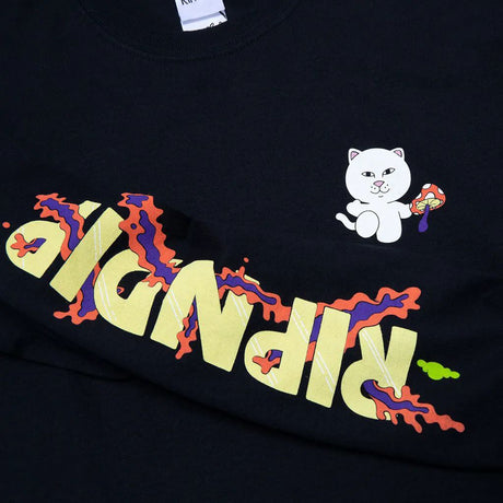 RIPNDIP Day Tripper Long Sleeve T Shirt - Black