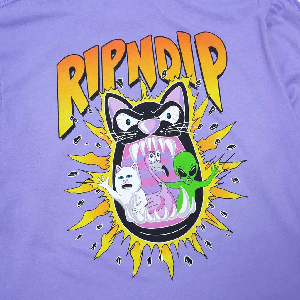 RIPNDIP Hellavanight Long Sleeve T Shirt - Lilac