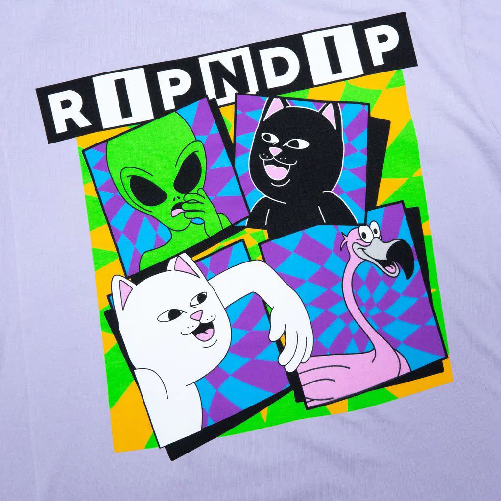 RIPNDIP Sid T Shirt - Lavender