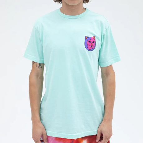 RIPNDIP Am I Tripping T Shirt - Aqua