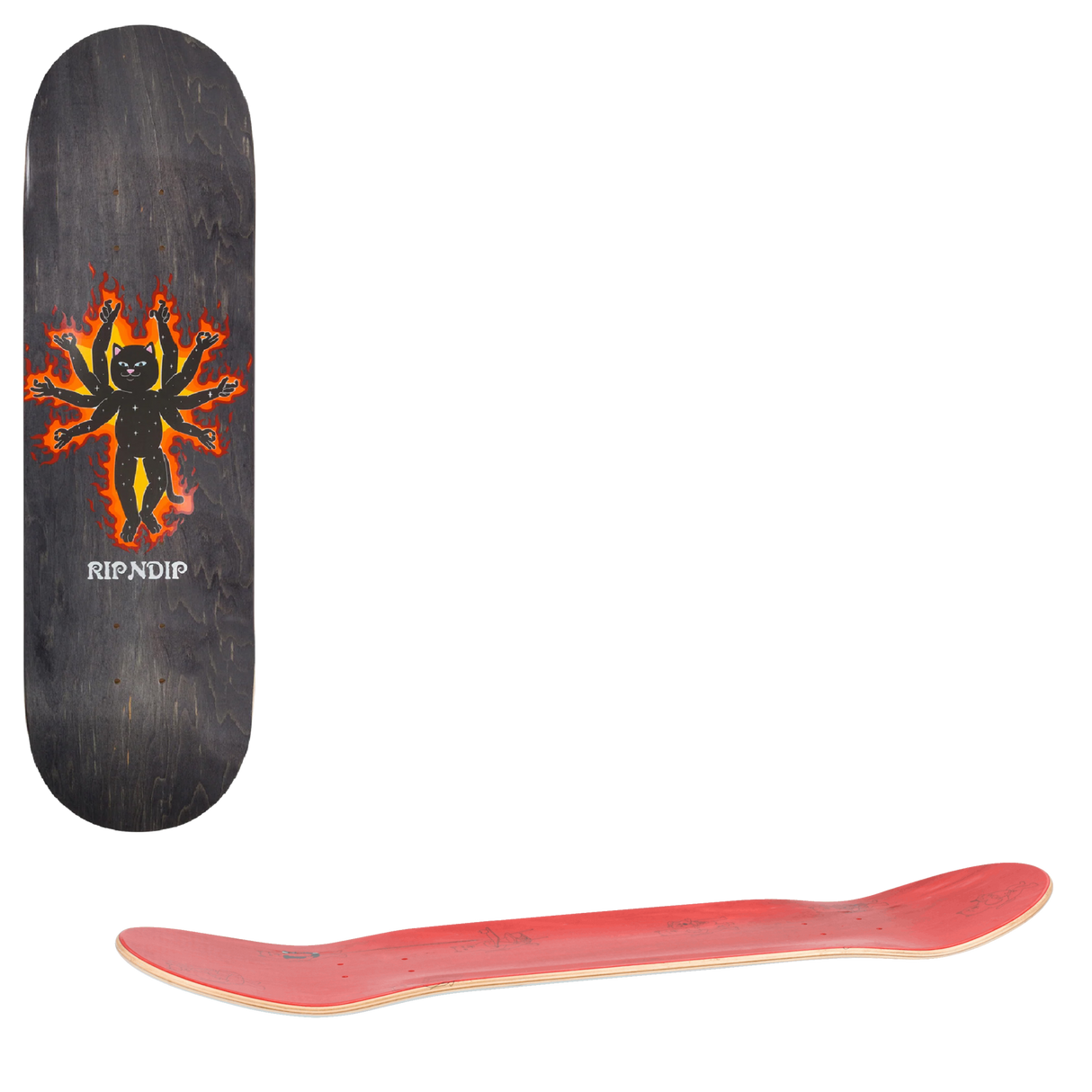 RIPNDIP Illusion Jerm Skateboard Deck - 8"