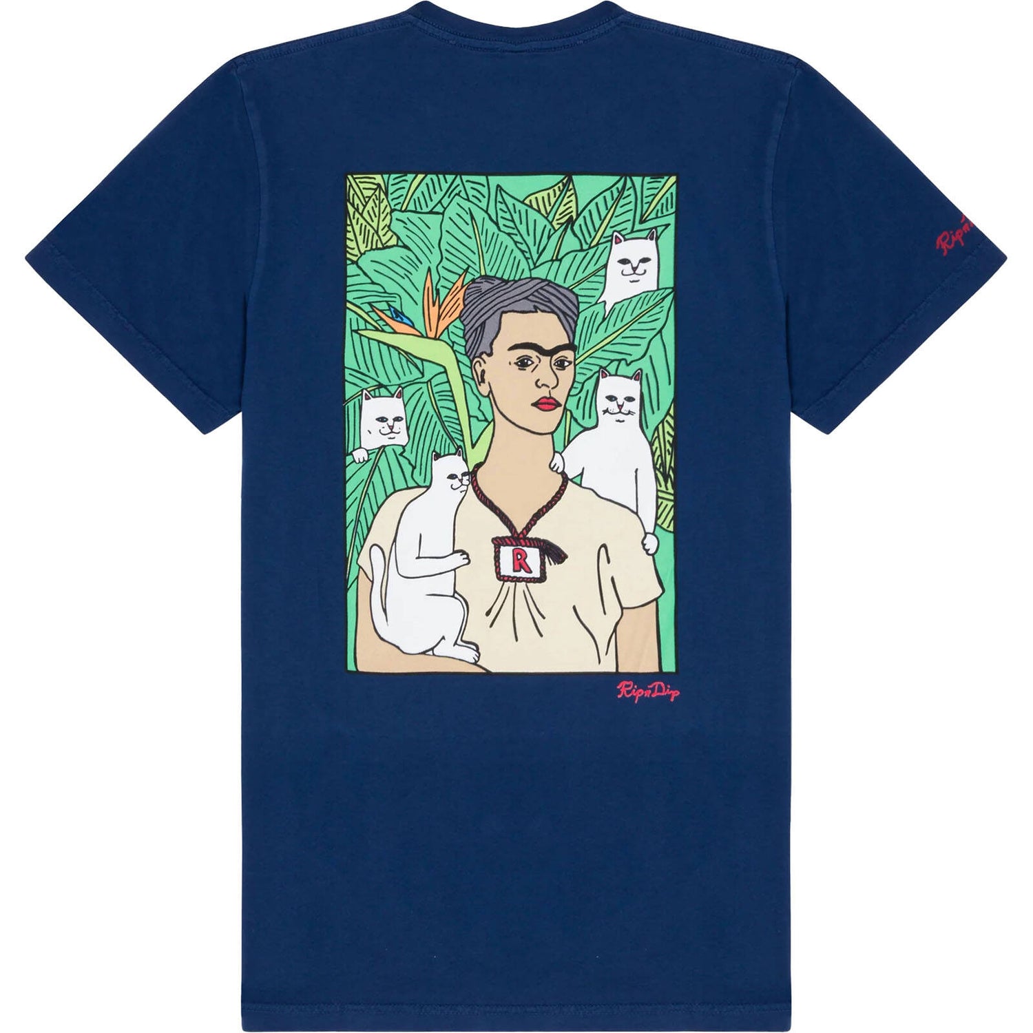 RIPNDIP Portrait Nerm T Shirt - Navy