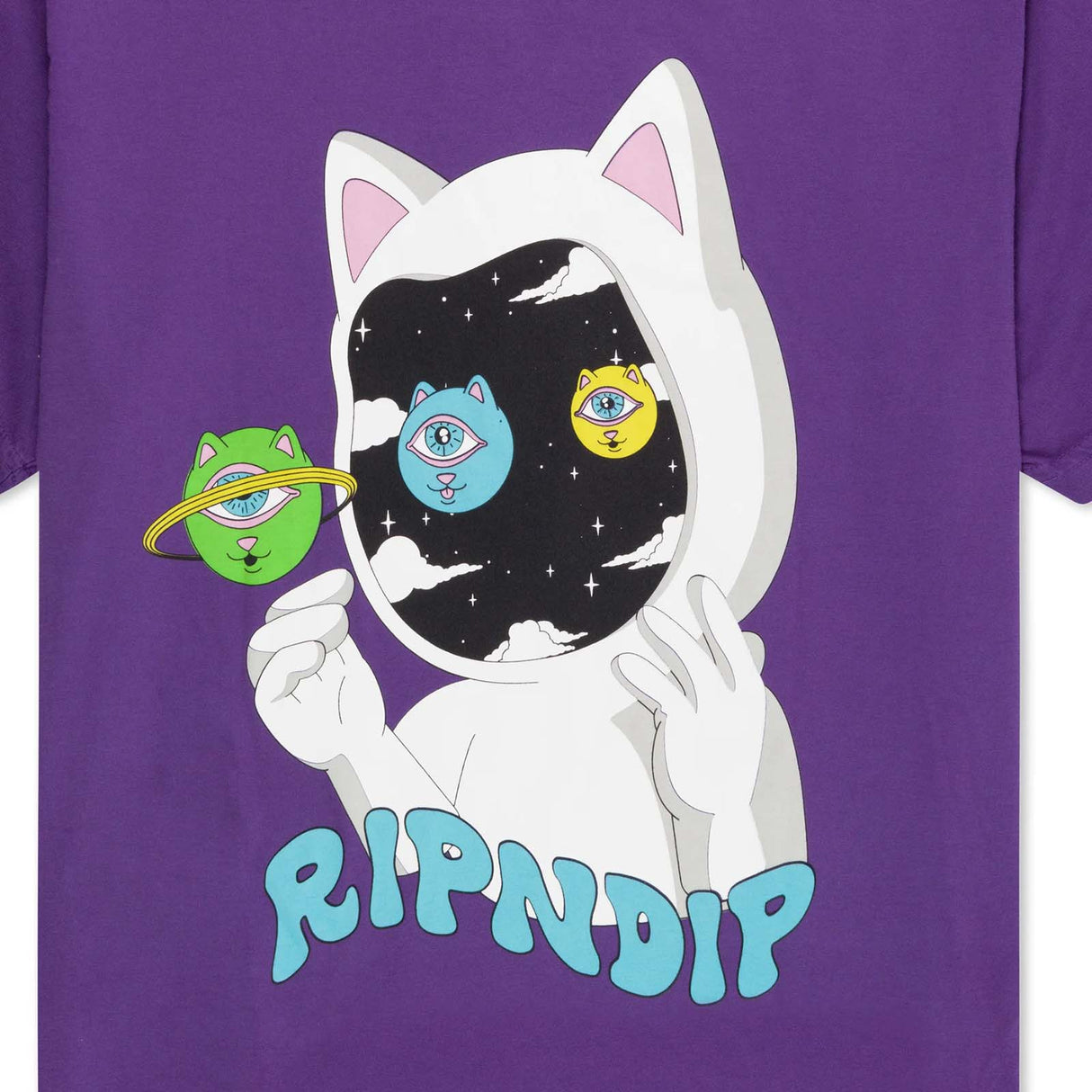 RIPNDIP Seeing Eye T Shirt - Purple