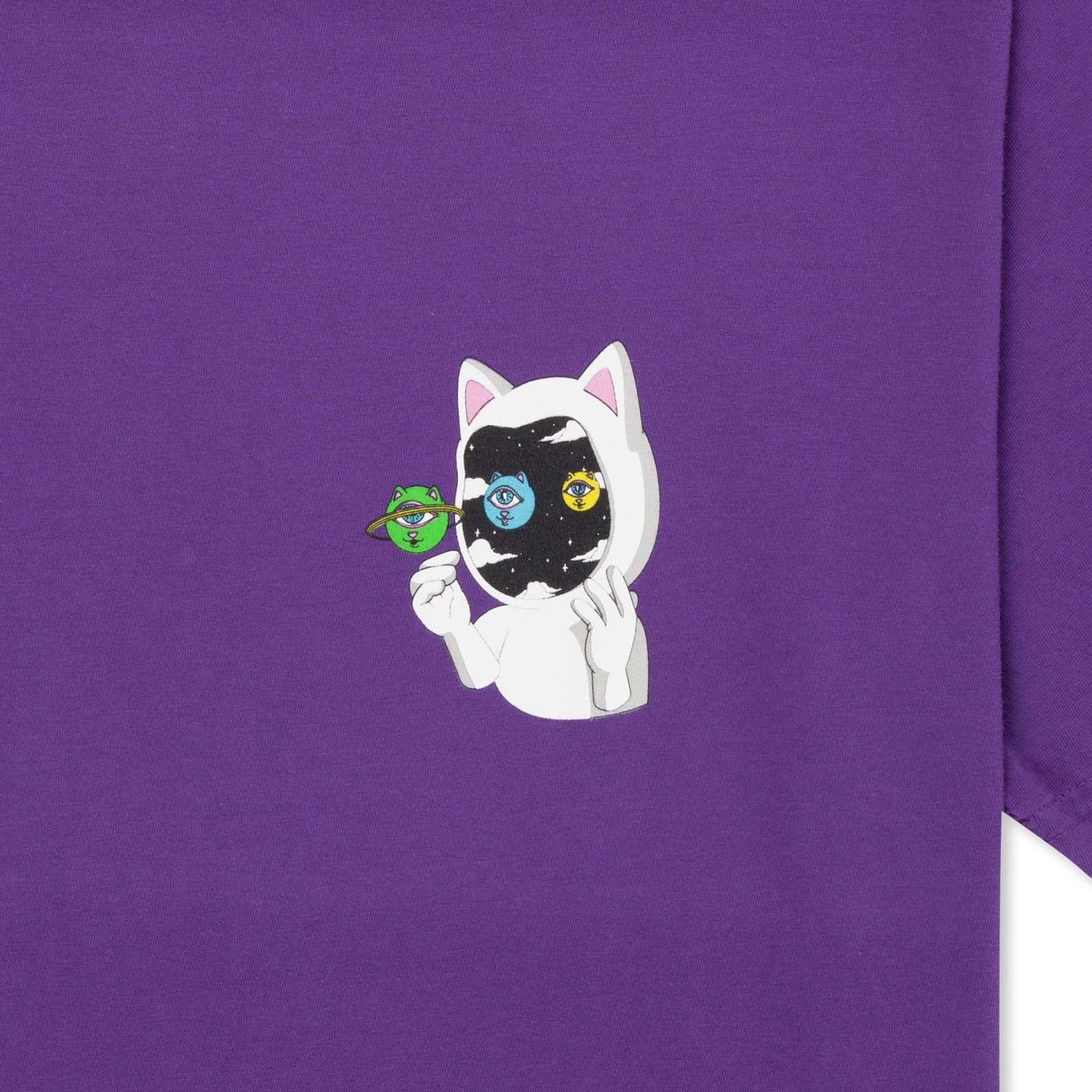 RIPNDIP Seeing Eye T Shirt - Purple
