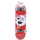 RIPNDIP Nerm In Heck Custom Skateboard - Red 8"