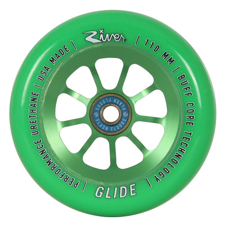 River Glides Pro Scooter Wheel 110mm - Emerald