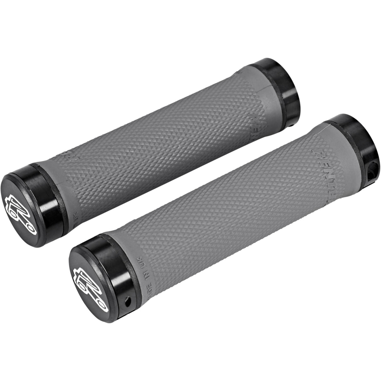 Renthal Medium Compound 130mm Lock-On Mountain Bike Grips - Medium Grey