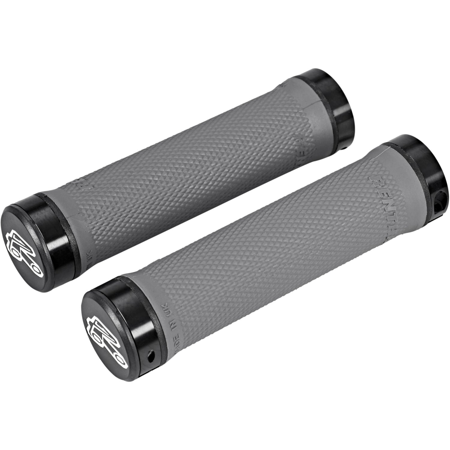Renthal Medium Compound 130mm Lock-On Mountain Bike Grips - Medium Grey