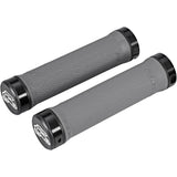 Renthal Medium Compound 130mm Lock-On Mountain Bike Grips - Medium Grey