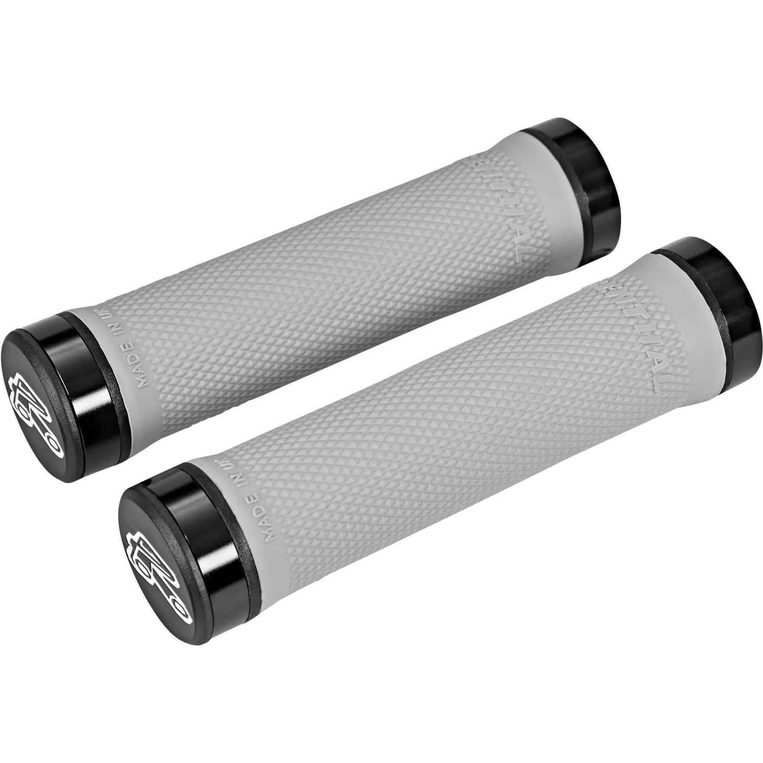 Renthal Soft Compound 130mm Lock-On Mountain Bike Grips - Light Grey
