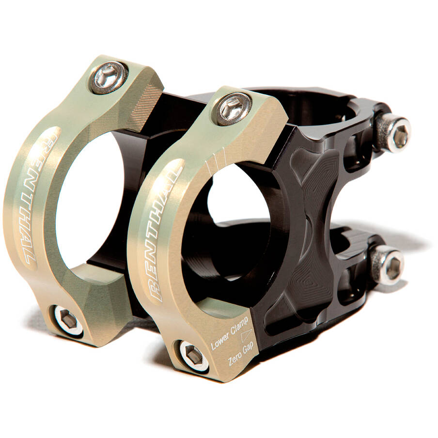 Renthal Apex 31.8mm Stem - Black/Gold 31mm