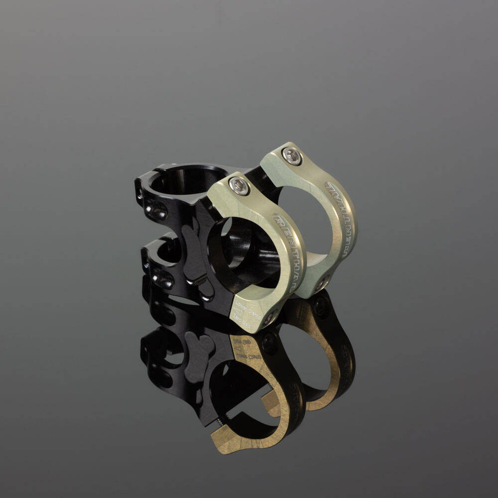 Renthal Apex 31.8mm Stem - Black/Gold 40mm
