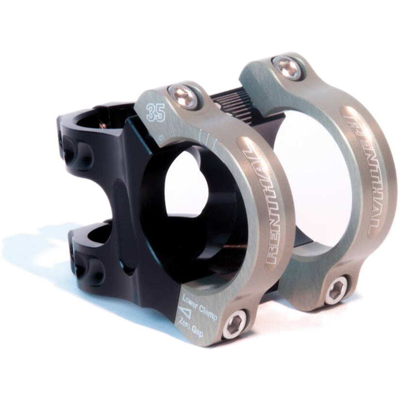 Renthal Apex 35mm Stem - Black/Gold 40mm