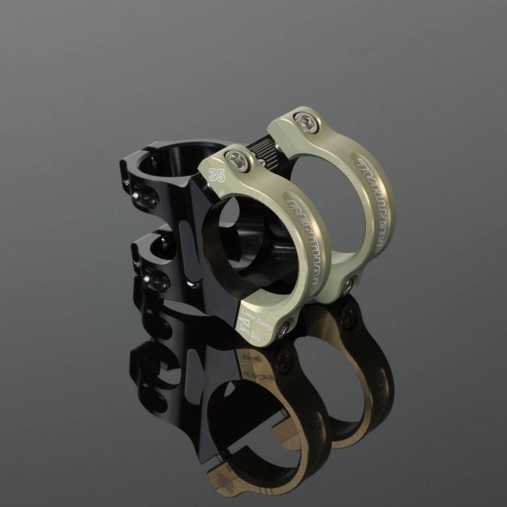 Renthal Apex 35mm Stem - Black/Gold 40mm