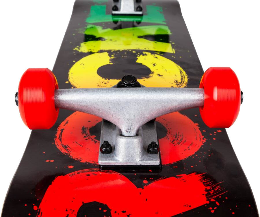 Rocket Rasta Fade Complete Skateboard - 8''