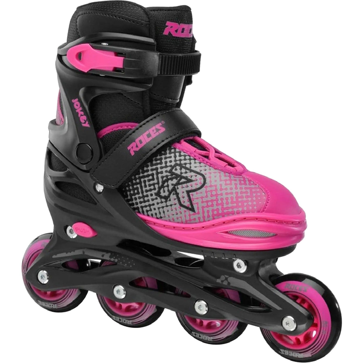 Roces Jokey X Adjustable Inline Skates - Black/Pink