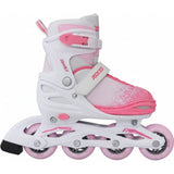 Roces Jokey X Adjustable Inline Skates - White/Pink