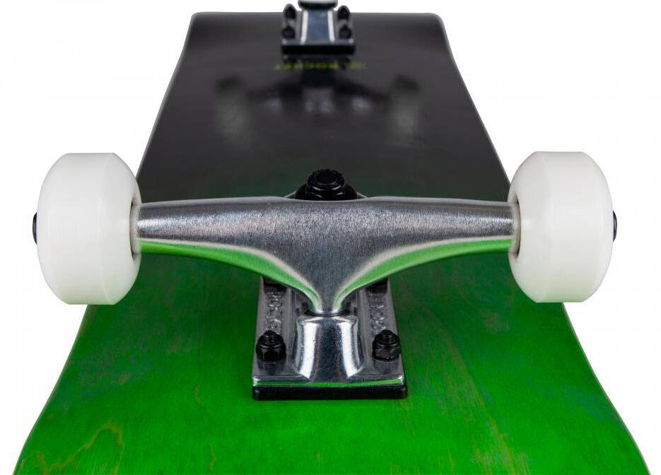 Rocket Double Dipped Complete Skateboard - Black 8''