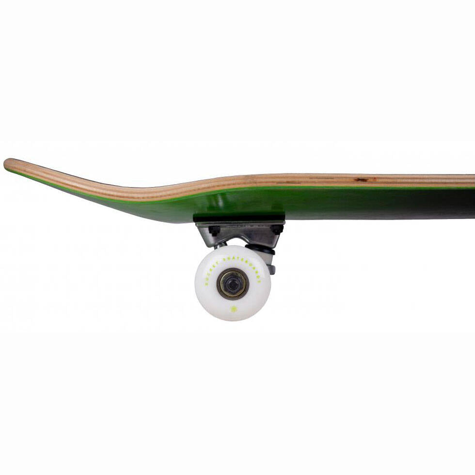 Rocket Double Dipped Complete Skateboard - Black 8''