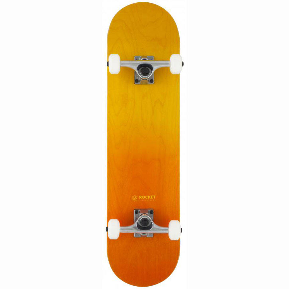 Rocket Double Dipped Complete Skateboard - Orange 8''
