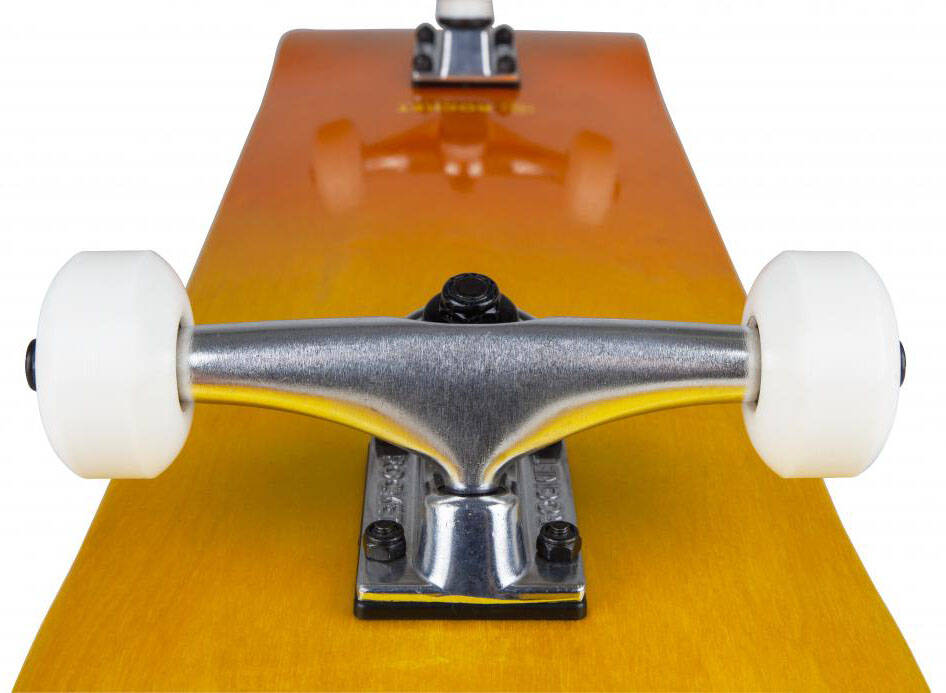 Rocket Double Dipped Complete Skateboard - Orange 8''