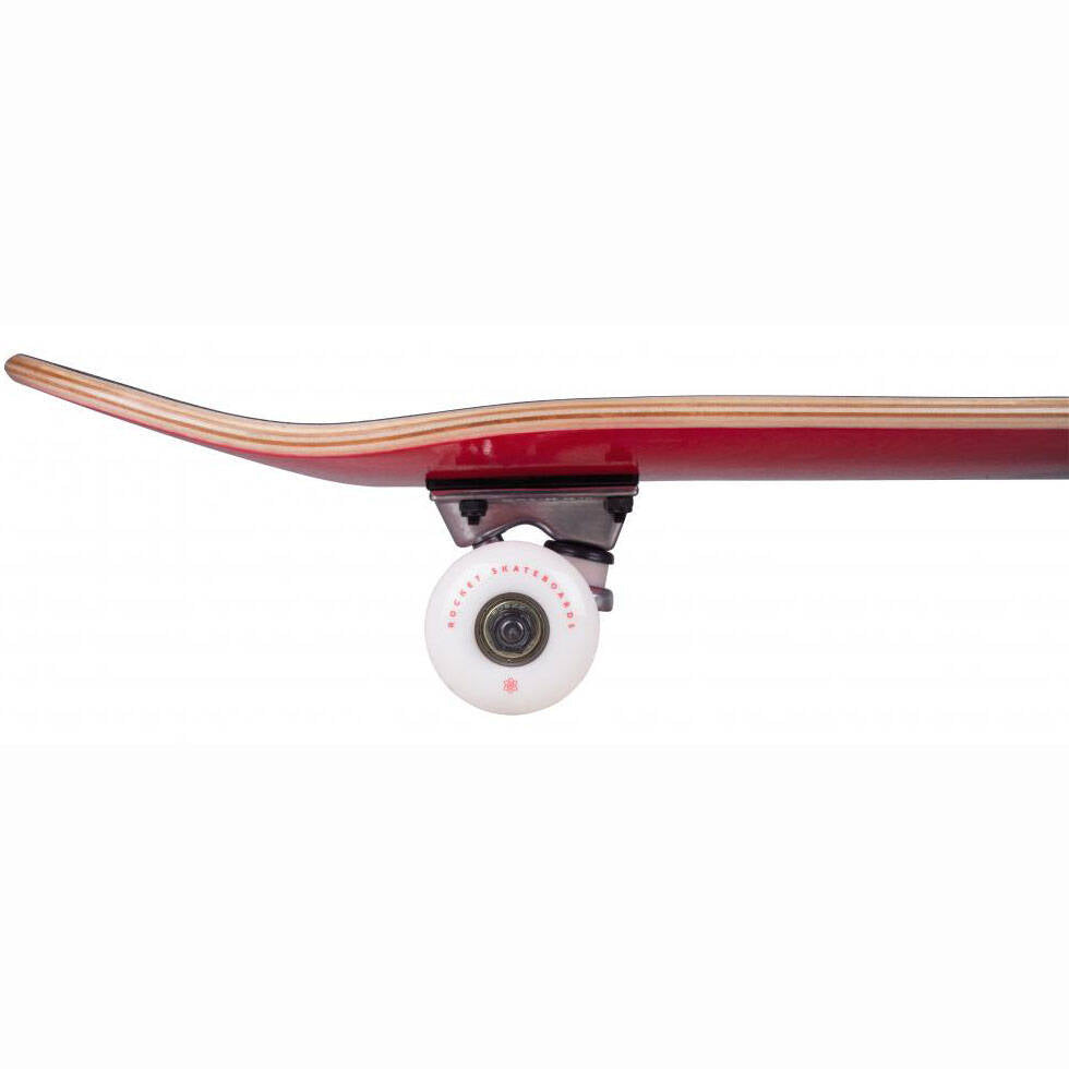 Rocket Double Dipped Complete Skateboard - Red 7.5''
