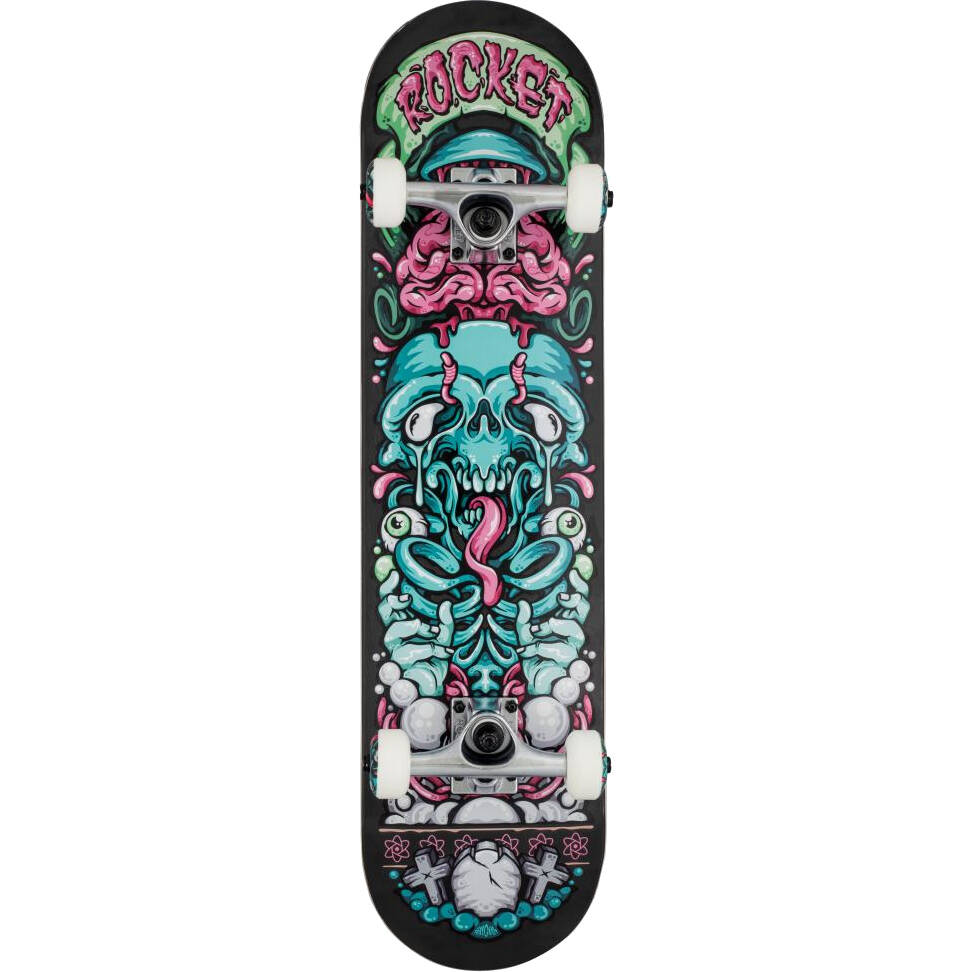 Rocket Pile Up Complete Skateboard - Bones 7.75''
