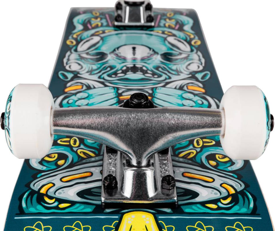 Rocket Pile Up Mini Complete Skateboard - Alien 7.38''