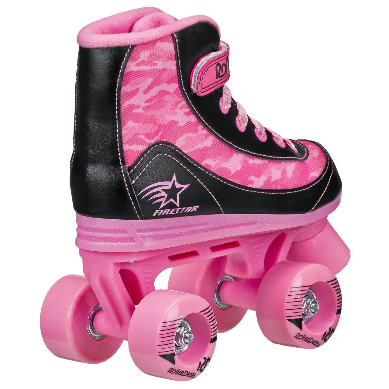 Roller Derby Firestar V2 Quad Roller Skates - Pink Camo