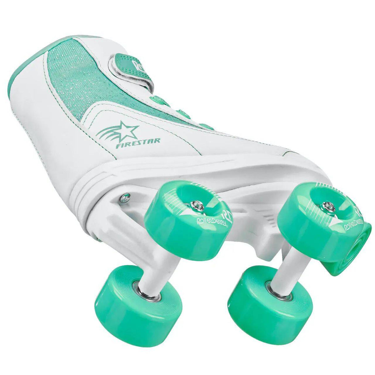 Roller Derby Firestar V2 Quad Roller Skates - White/Teal