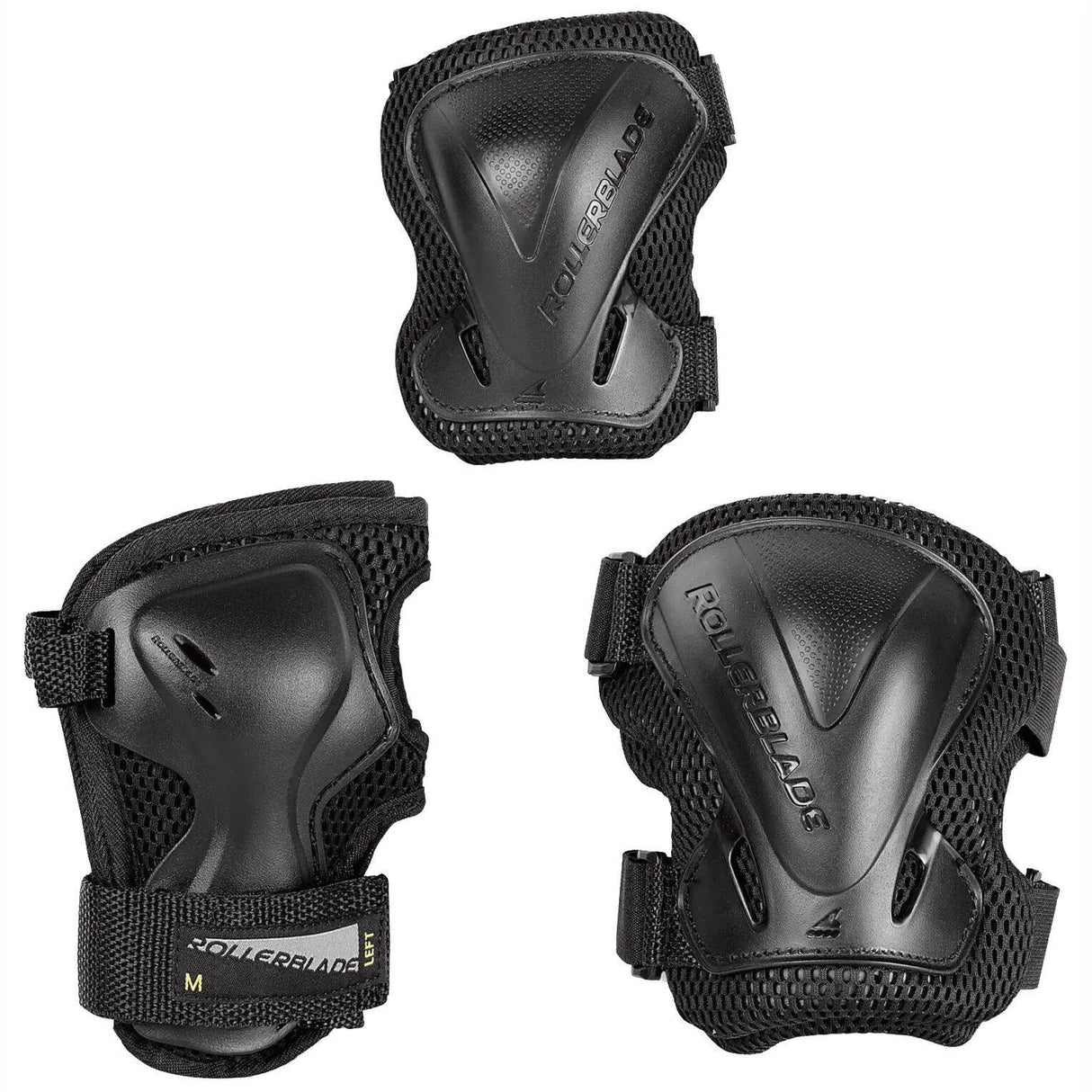 Rollerblade Evo Gear 3 Pad Set - Black