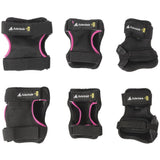 Rollerblade Skate Gear W 3 Pad Set - Black/Raspberry