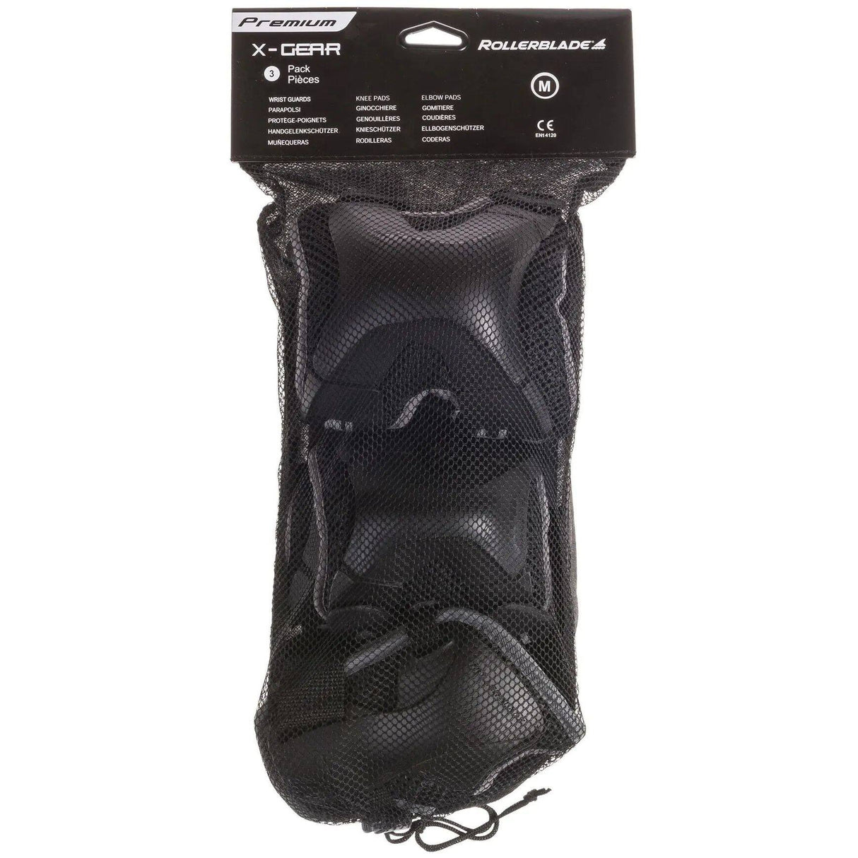 Rollerblade X-Gear 3 Pad Set - Black