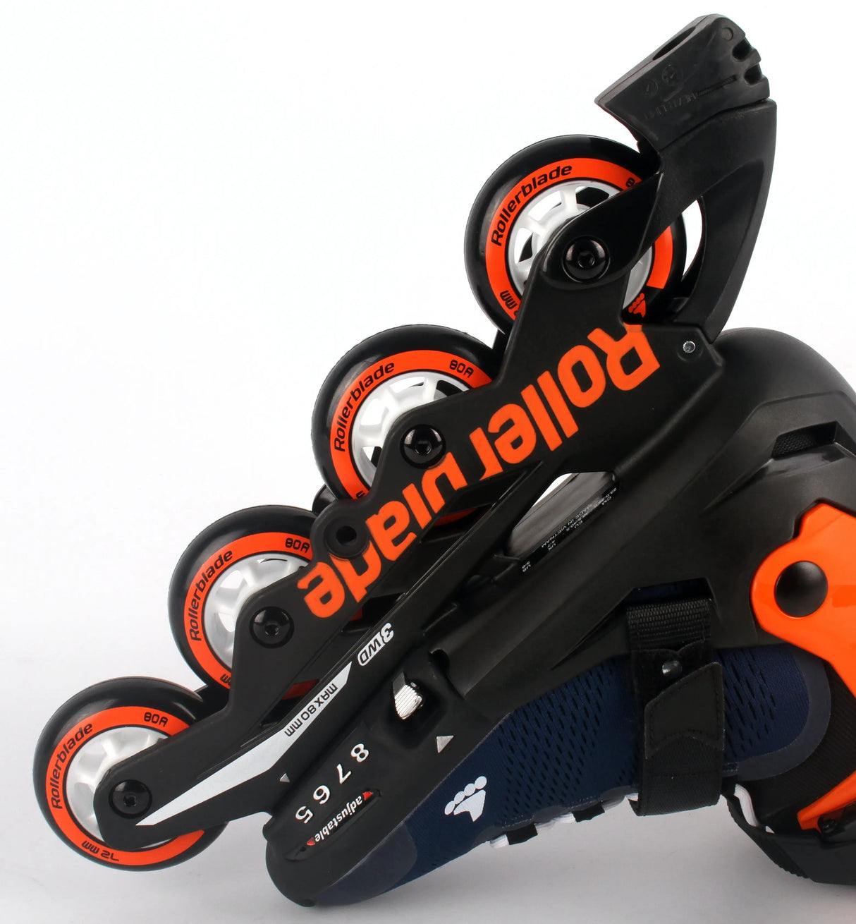Rollerblade Microblade Adjustable Inline Skates - Blue/Orange
