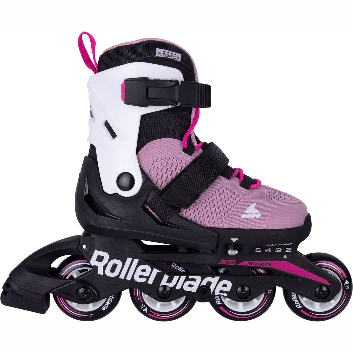 Rollerblade Microblade Inline Skates - Pink/White