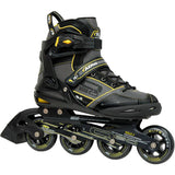 Roller Derby Aerio Q-60 Semi Soft Inline Roller Skates - Black/Yellow
