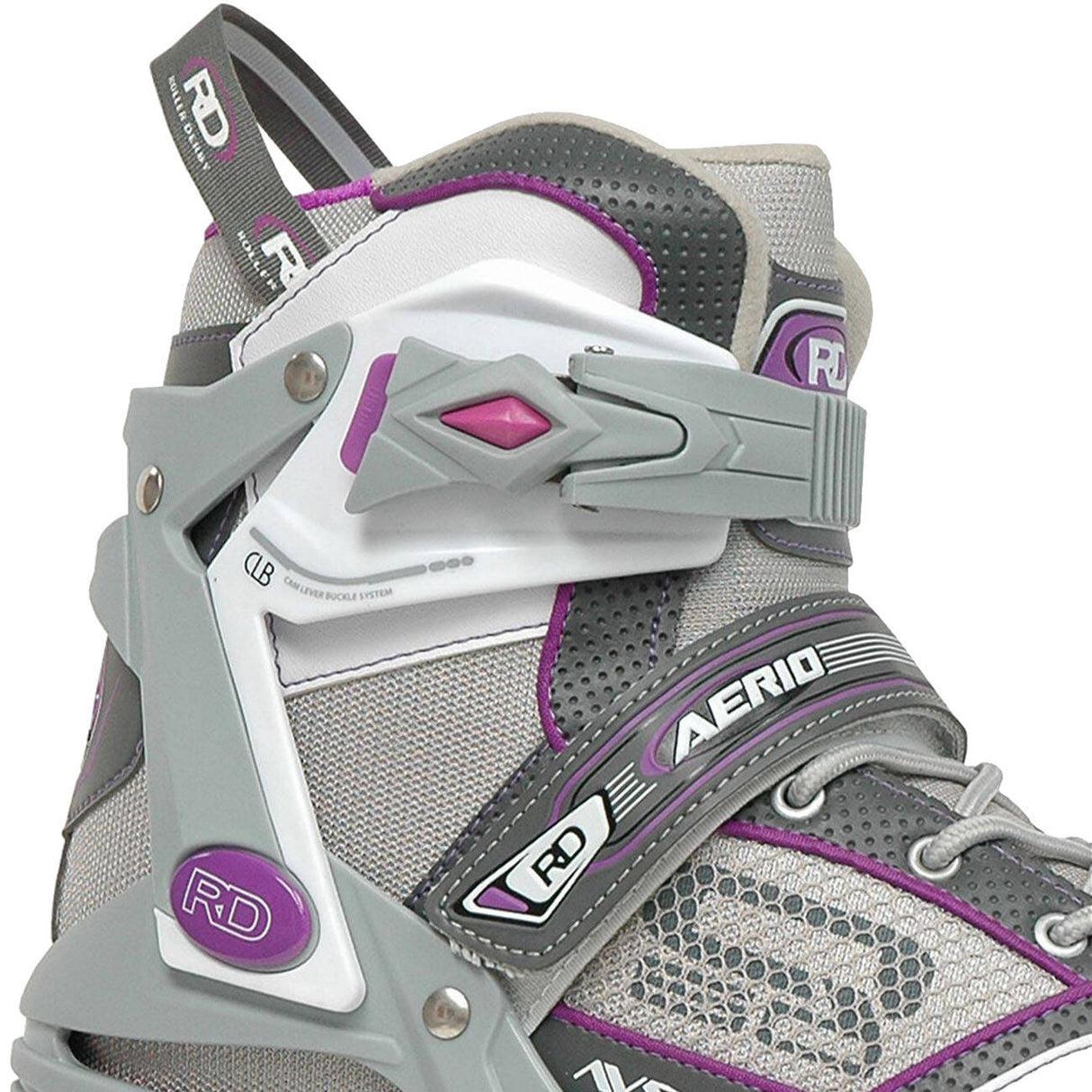 Roller Derby Aerio Q-60 Semi Soft Inline Roller Skates - Grey/Lilac
