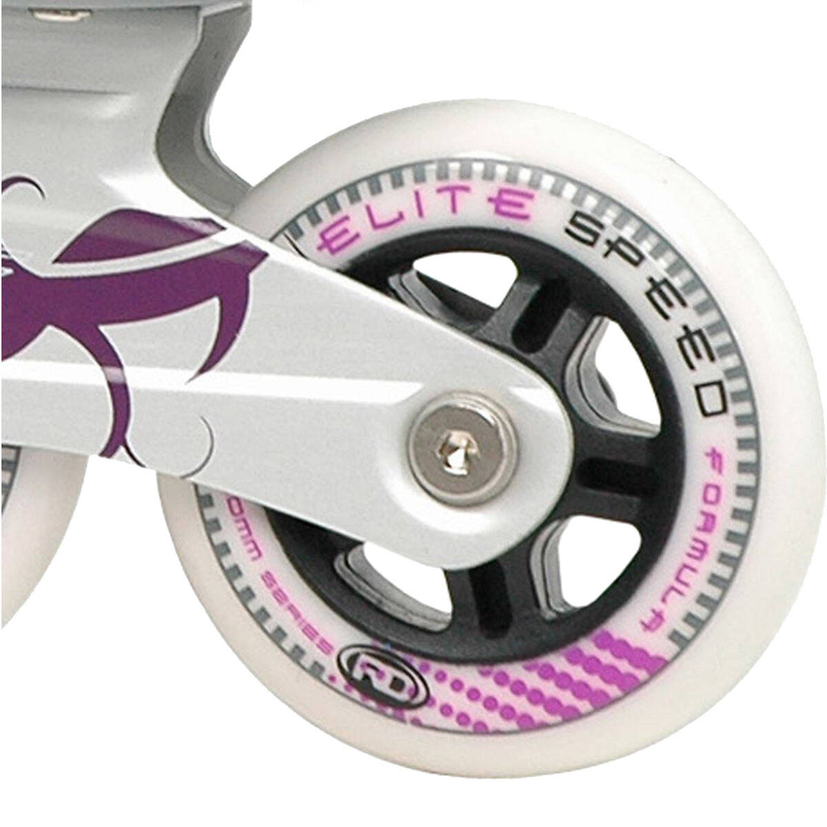 Roller Derby Aerio Q-60 Semi Soft Inline Roller Skates - Grey/Lilac