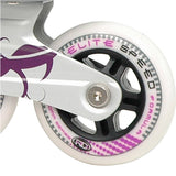 Roller Derby Aerio Q-60 Semi Soft Inline Roller Skates - Grey/Lilac