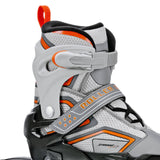 Roller Derby Stingray R7 Adjustable Inline Skates - Grey/Orange