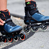 Rollerblade Macroblade 90 Inline Roller Skates - Blue/Orange