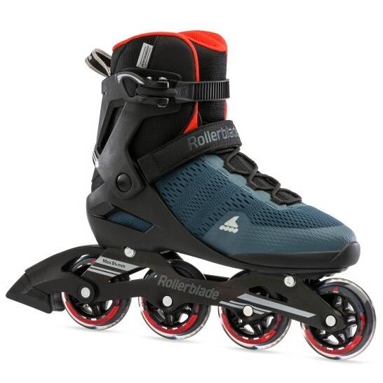 Rollerblade Sirio 80 Inline Roller Skates - Blue/Orange
