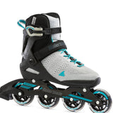 Rollerblade Spark 80 W Inline Roller Skates - Grey/Turquoise