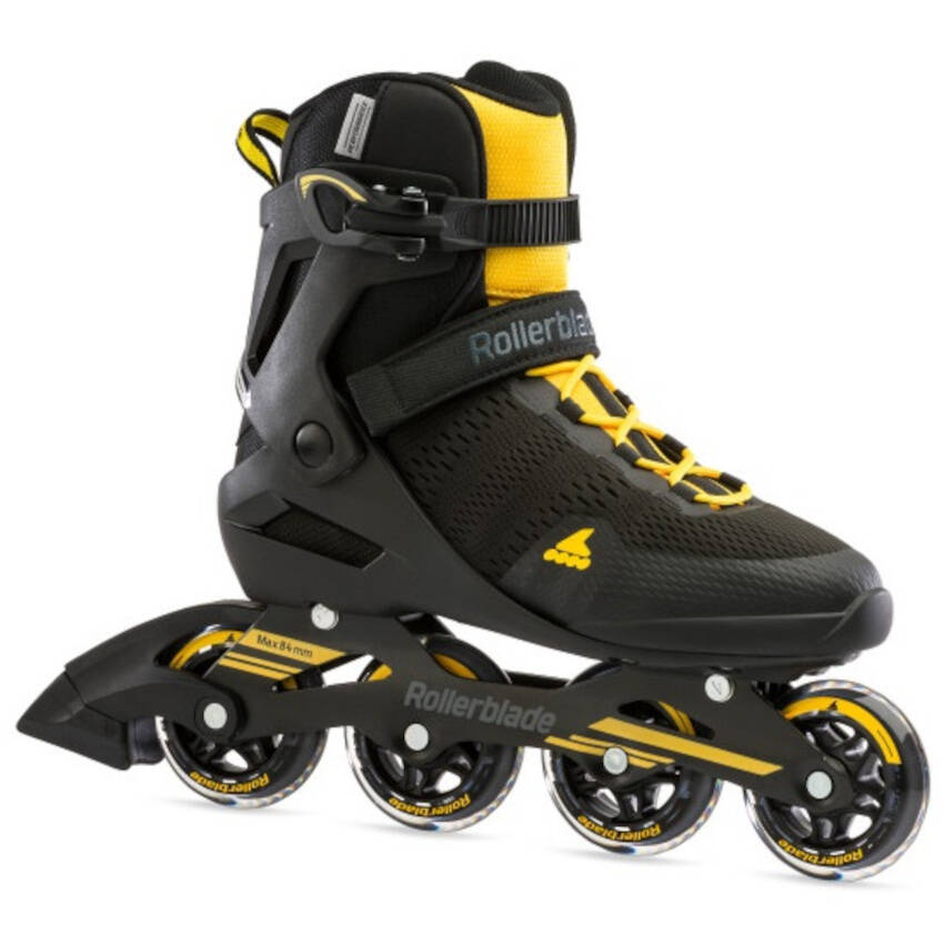 Rollerblade Spark 80 Inline Roller Skates - Black/Yellow