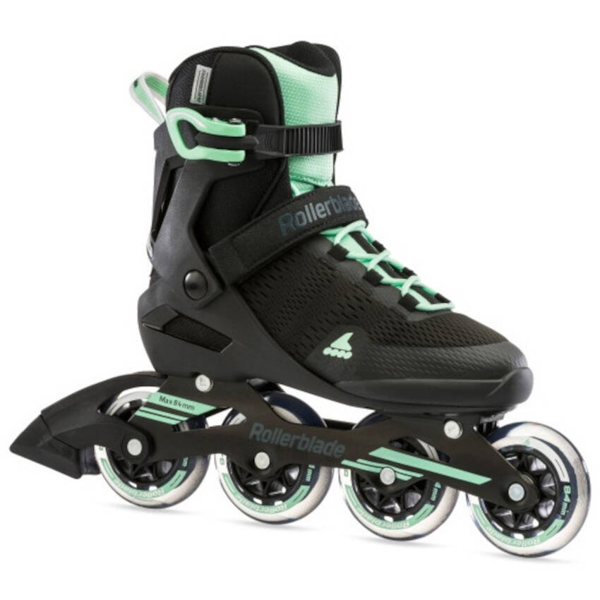 Rollerblade Spark 84 W Inline Roller Skates - Black/Mint