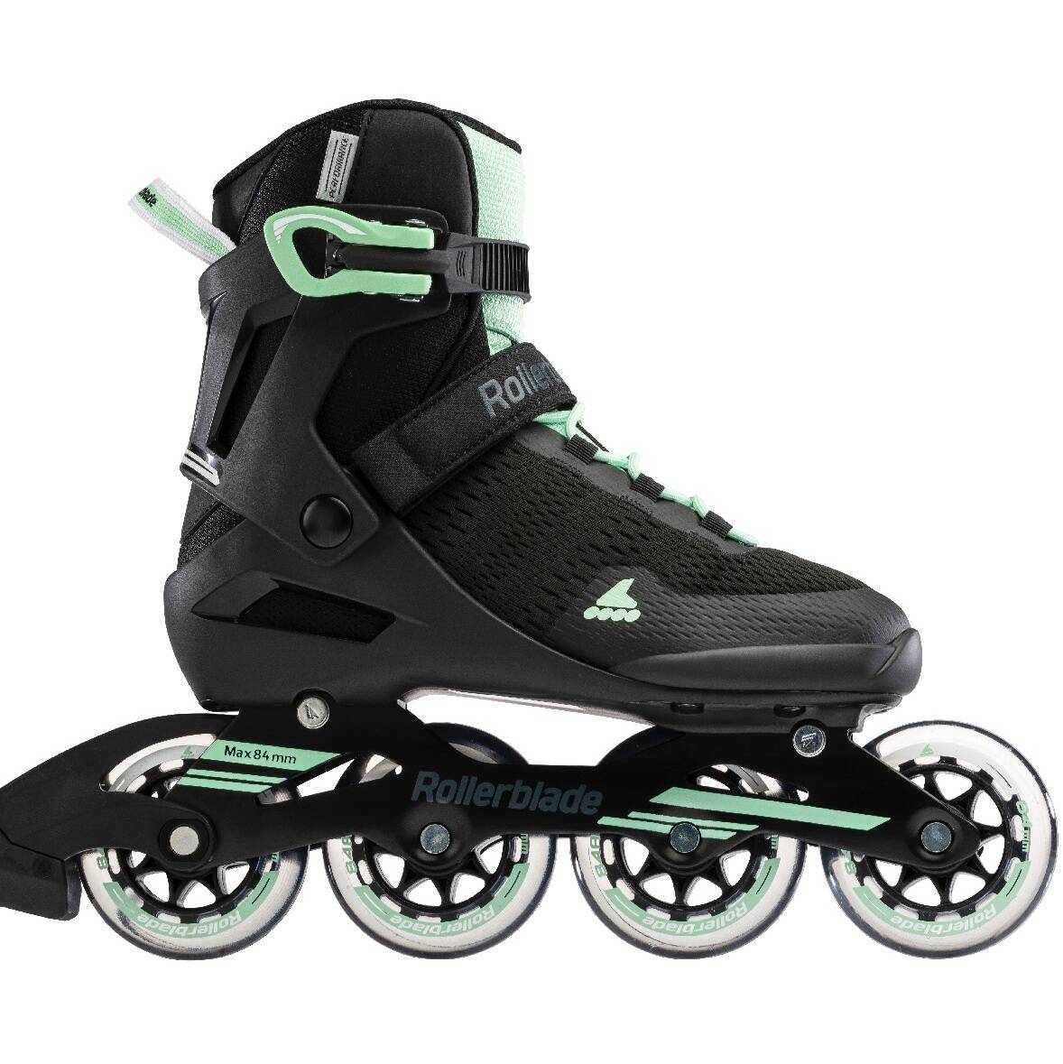 Rollerblade Spark 84 W Inline Roller Skates - Black/Mint